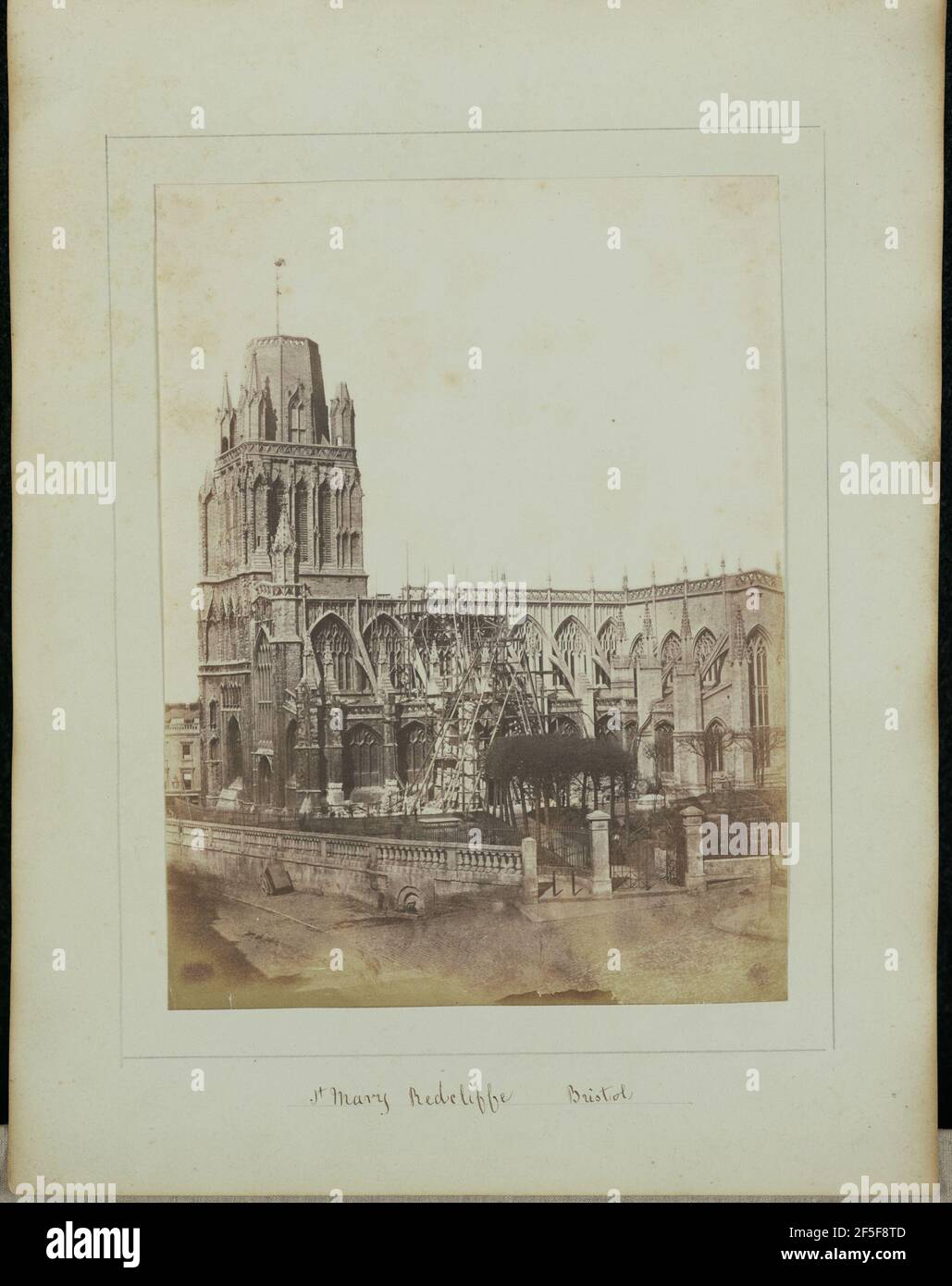 St. Mary Redcliffe, Bristol. John Wheeley Gough Gutch (Großbritannien, 1806 - 1862) Stockfoto