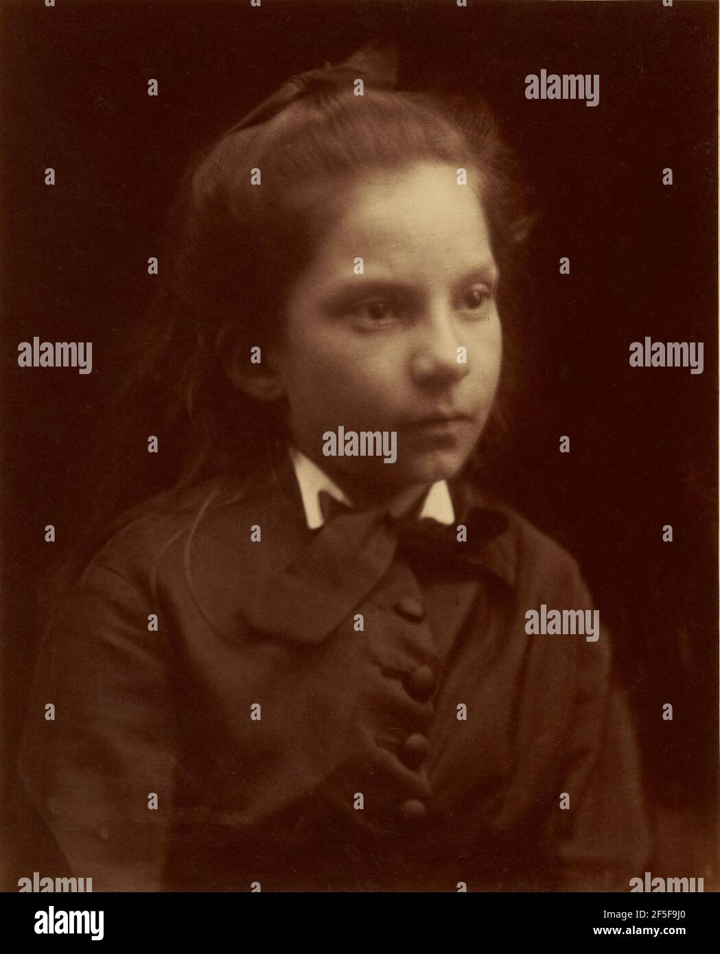 Adeline Norman. Julia Margaret Cameron (Britin, geboren in Indien, 1815 - 1879) Stockfoto