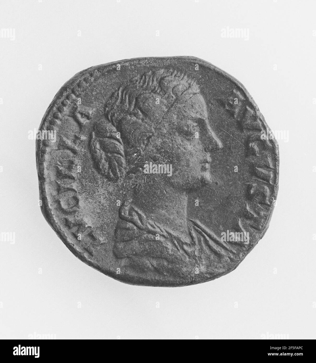 Sestertius von Lucilla (Ehefrau von Lucius Verus). Unbekannt Stockfoto