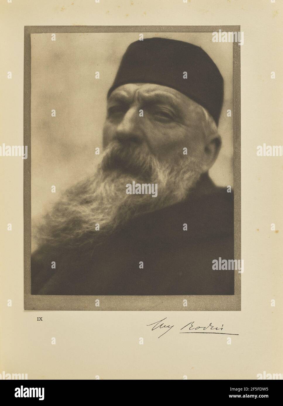 Auguste Rodin. Alvin Langdon Coburn (Britisch, geboren Vereinigte Staaten, 1882 - 1966) Stockfoto