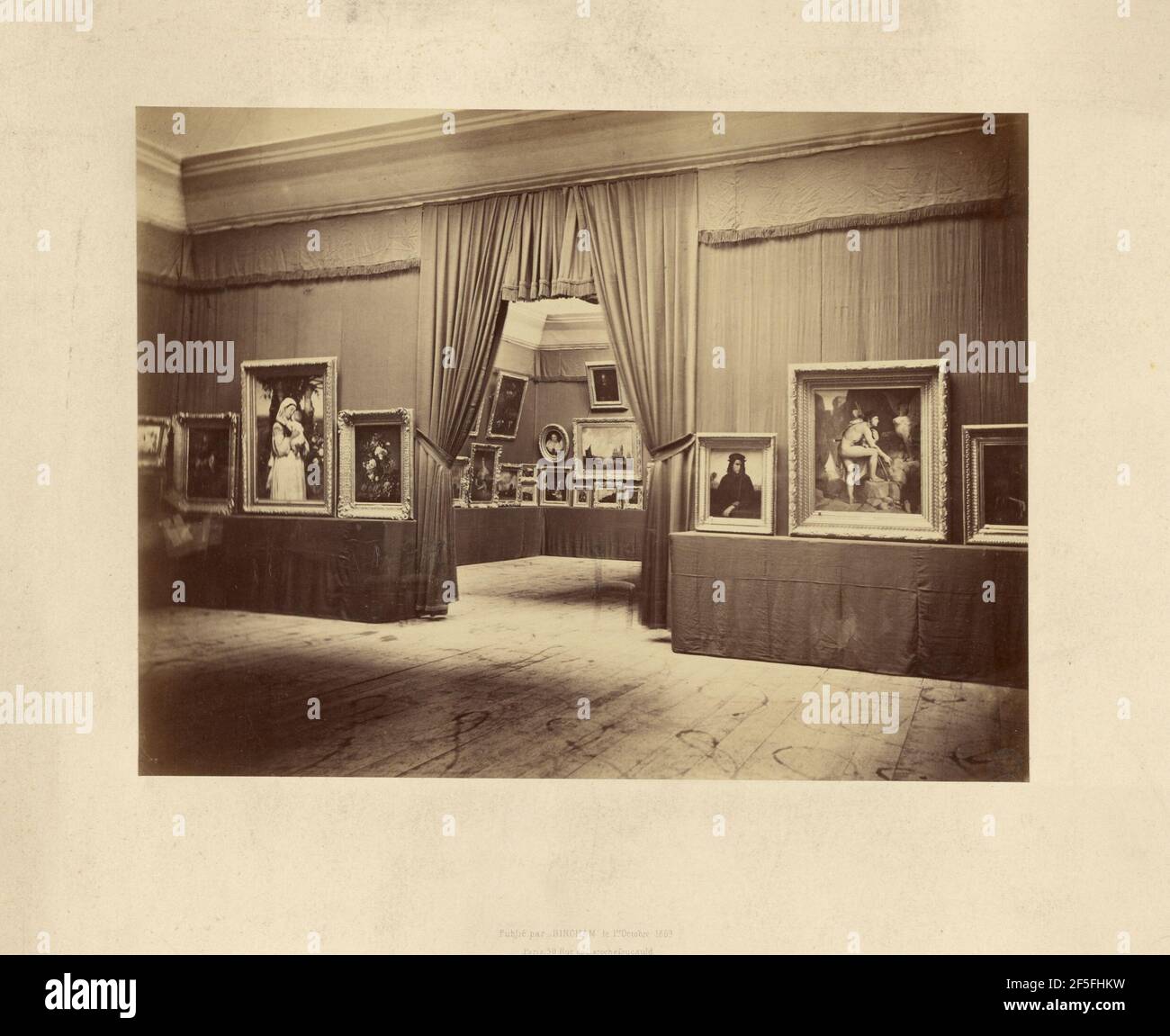 Kunstausstellung. Robert Jefferson Bingham (Großbritannien, 1824 - 1870) Stockfoto