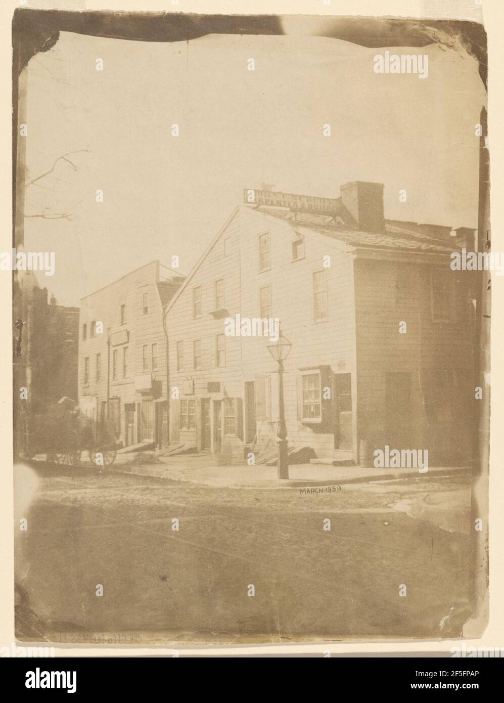 Tenth Street, Zwischen Market & Chestnut, Westside, Philadelphia. Frederick Debourg Richards (amerikanisch, 1822 - 1903) Stockfoto