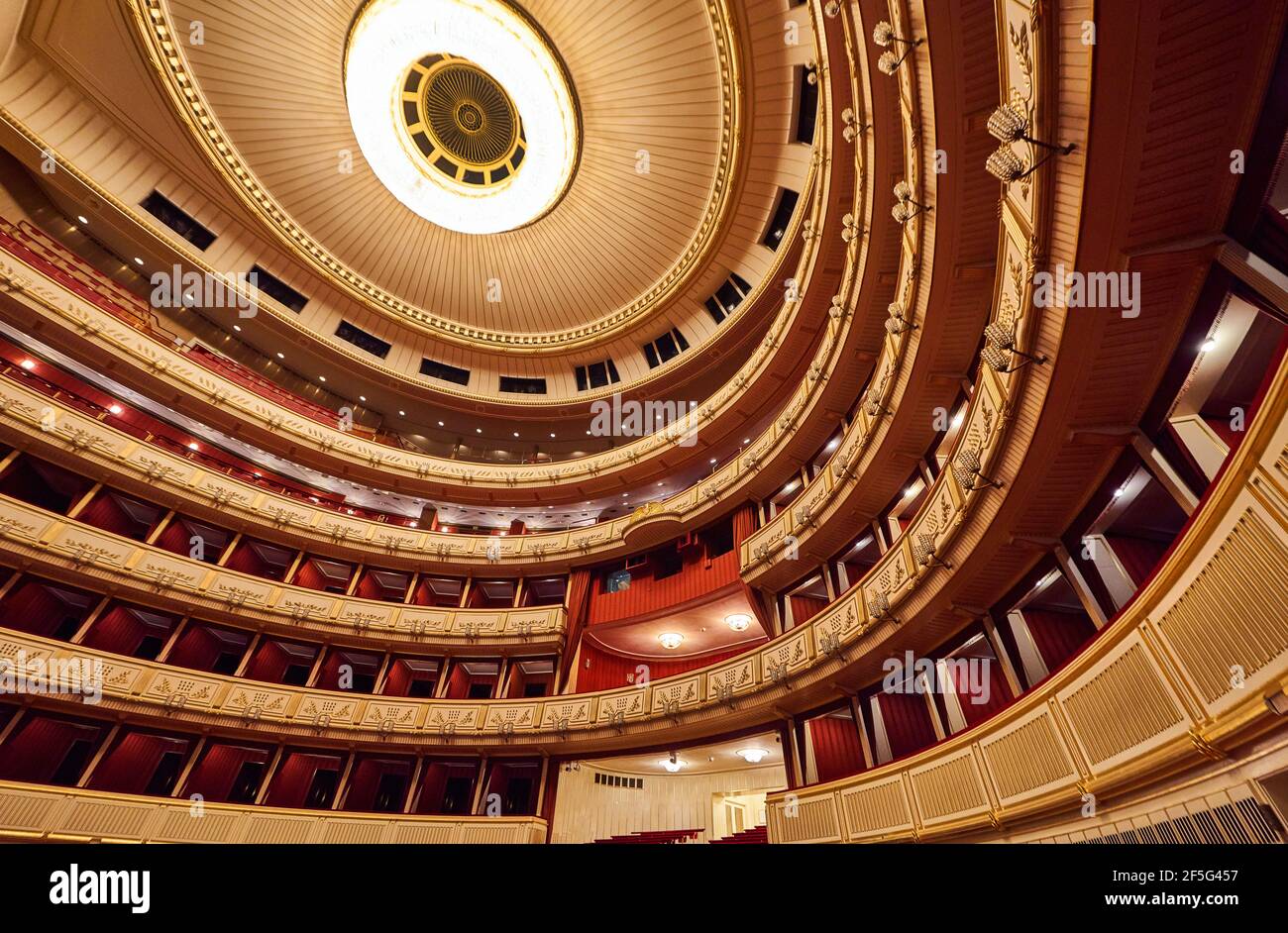 Besuch Der Wiener Staatsoper Stockfoto