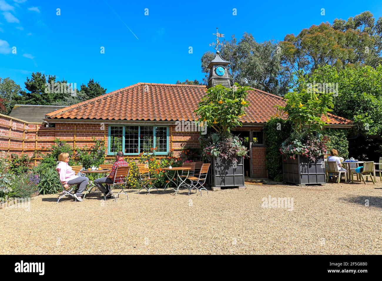 East Ruston Old Vicarage Garden, East Ruston, Norfolk, England, Großbritannien Stockfoto