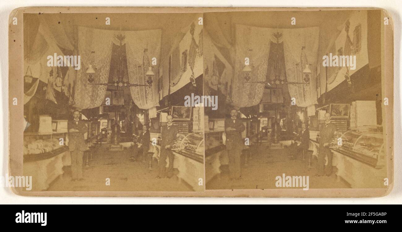 Der Innenraum eines allgemeinen Geschäfts. Unbekannt Stockfoto