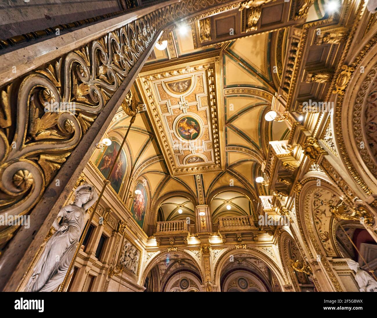 Besuch Der Wiener Staatsoper Stockfoto