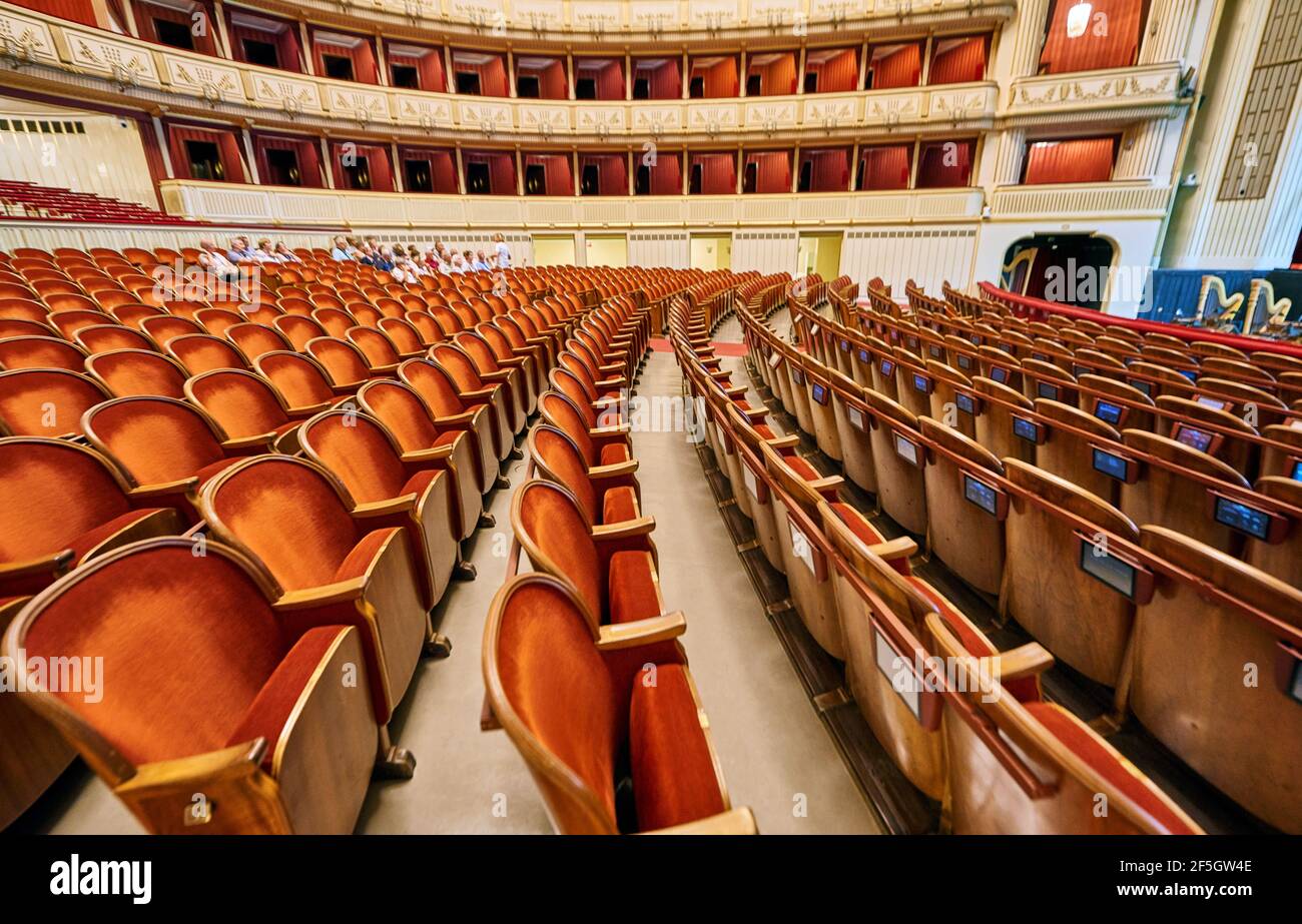 Besuch Der Wiener Staatsoper Stockfoto