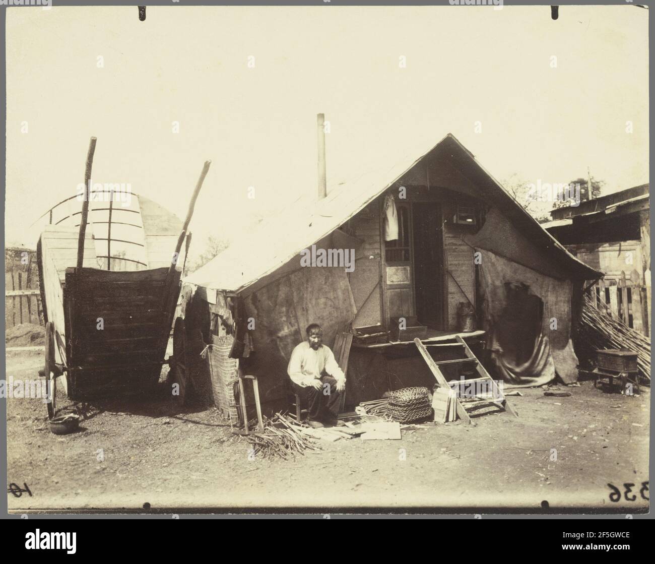 Porte d'Ivry, Zoniers. Eugène Atget (Französisch, 1857 - 1927) Stockfoto