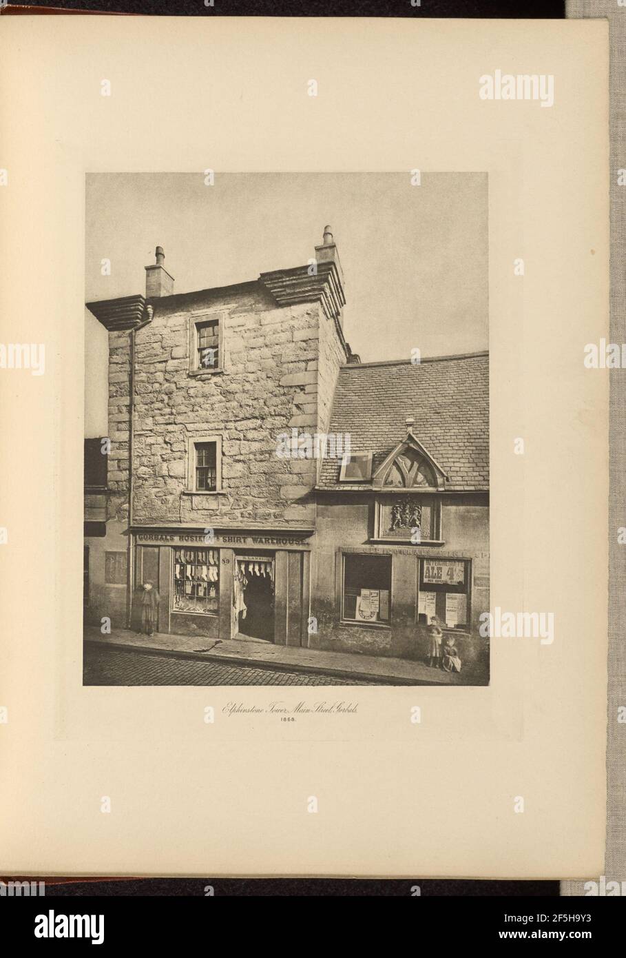 Elphinstone Tower, Hauptstraße, Gorbals. Thomas Annan (Scottish,1829 - 1887) Stockfoto