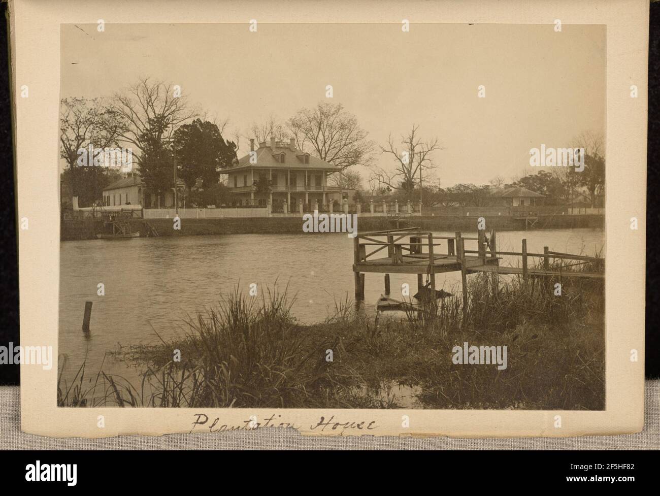 Plantation House. Wird H.M. Beach zugeschrieben (Amerikaner, aktiv 1890s) Stockfoto