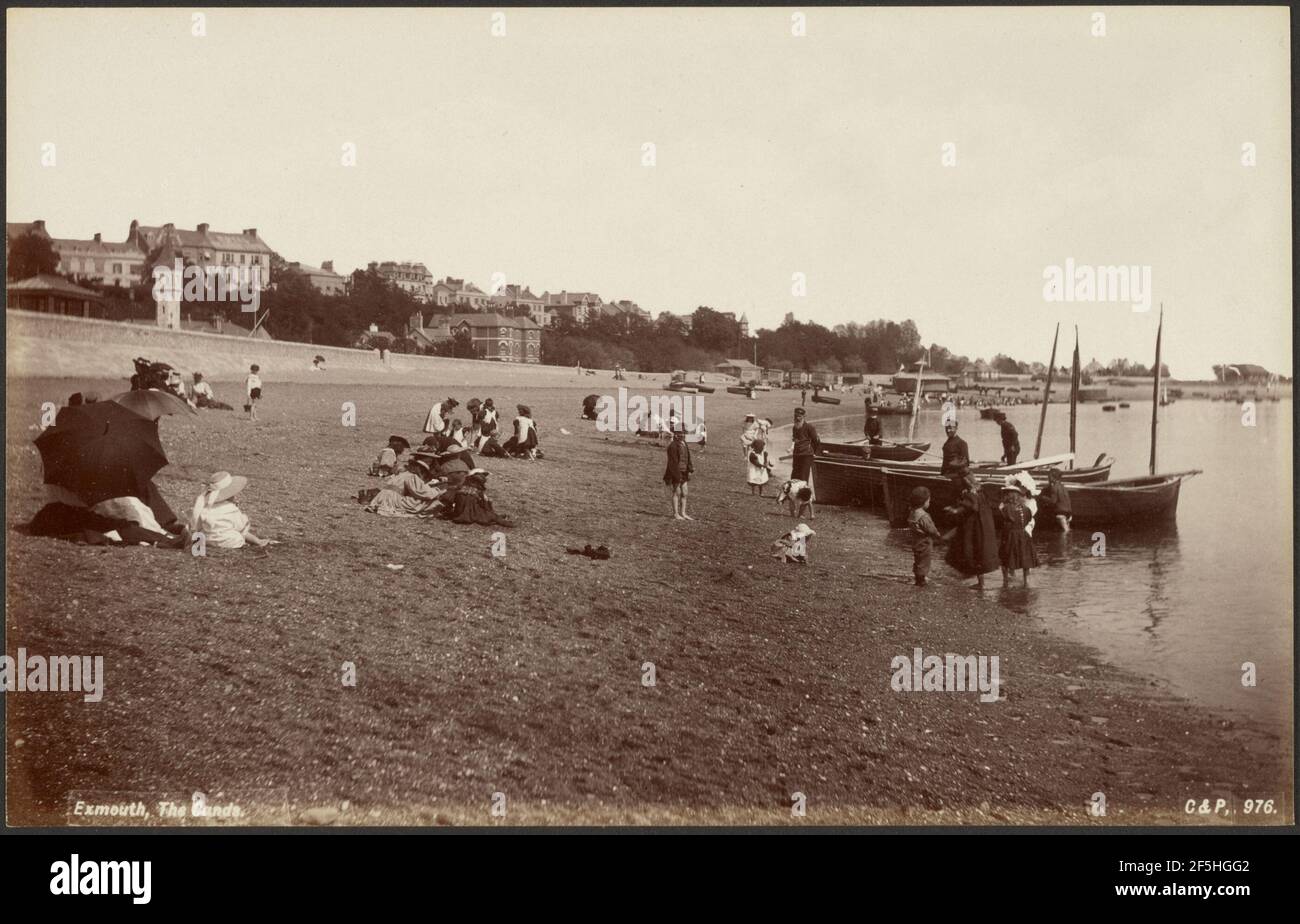 Exmouth, The Sands. Francis Bedford (Englisch, 1815/1816 - 1894) Stockfoto