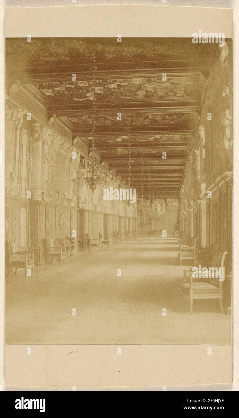 Galerie Francois 1er. Unbekannter Hersteller, Französisch Stockfoto