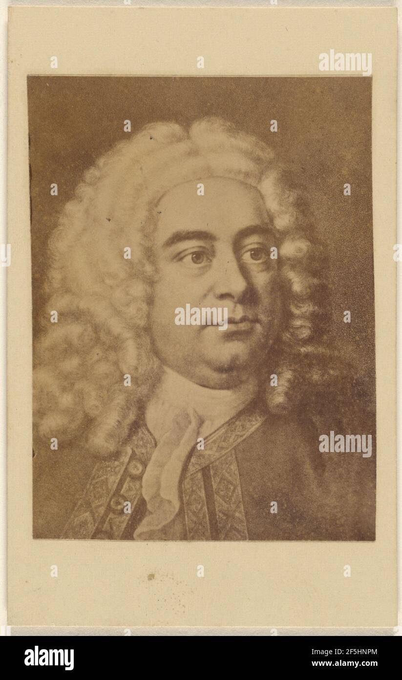 Kopie eines Gemäldes von Georg Friedrich Händel. Unbekannt Stockfoto