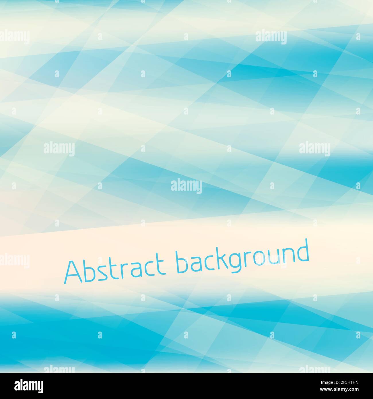 Abstraktes, helltürkisblaues Muster mit schrägen Streifen. CMYK-Farbmodus. Vektorgrafik Hintergrund Stock Vektor