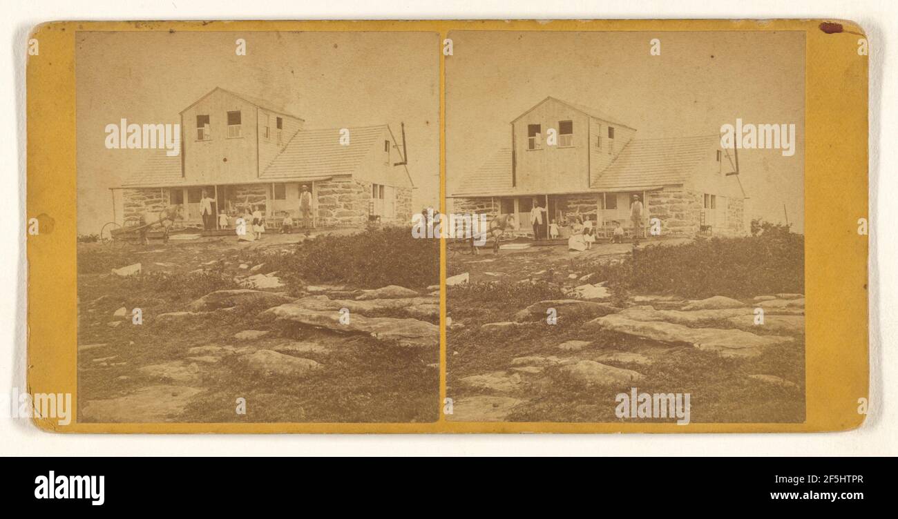 Summit House, Wachusett Mountain... J.C. Molton (amerikanisch, 1824 - 1914, aktiv Fitchburg, Massachusetts) Stockfoto