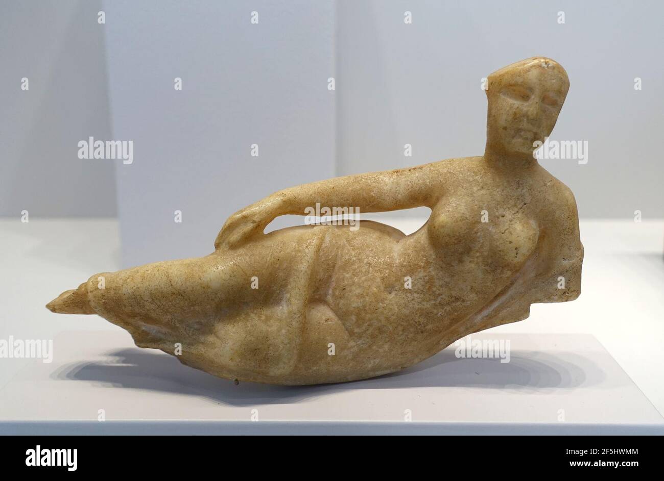 Liegende Frau, Parthian, Mesopotamien, 1st Jahrhundert Stockfoto