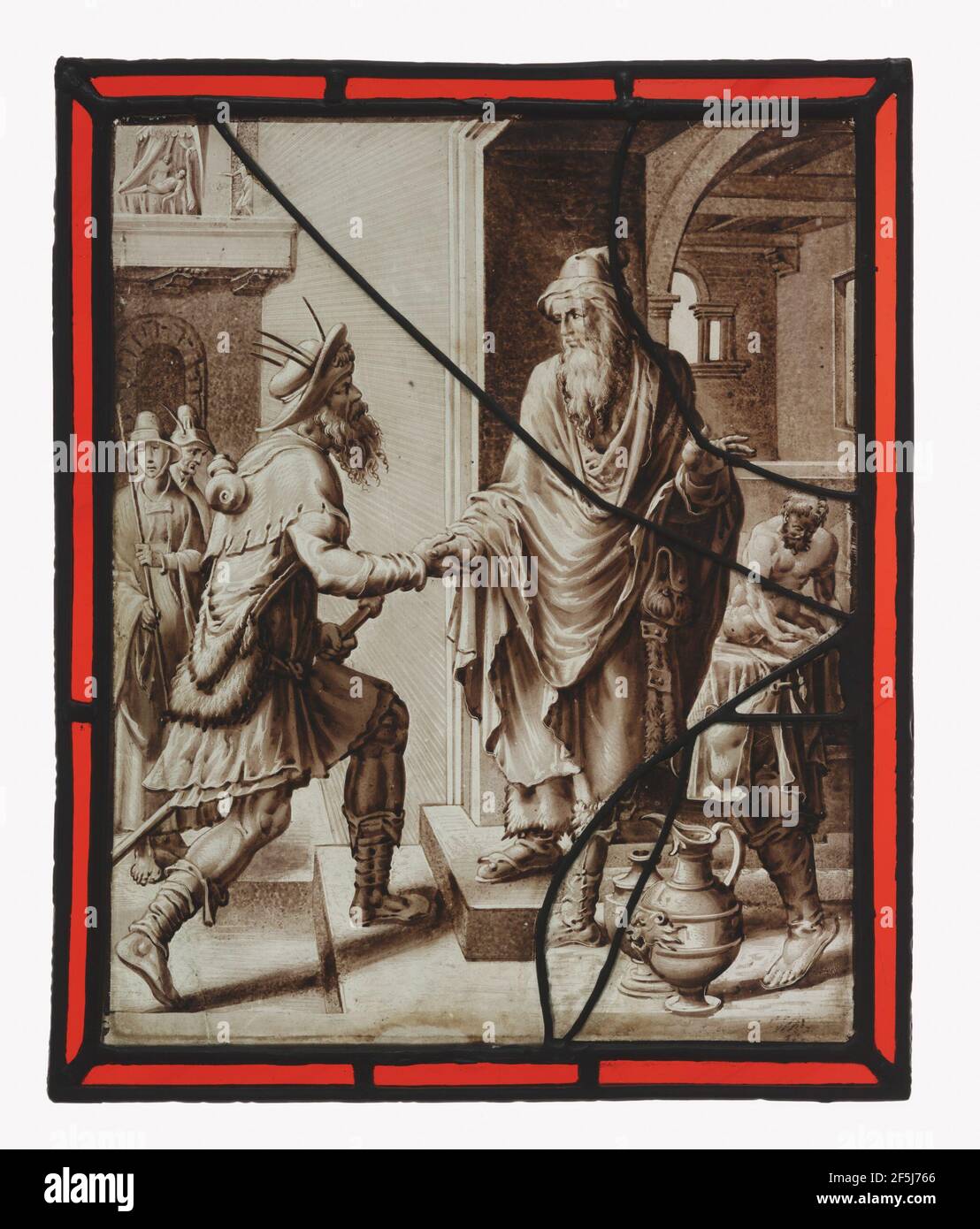 Den Fremden unterbringen. Stockfoto