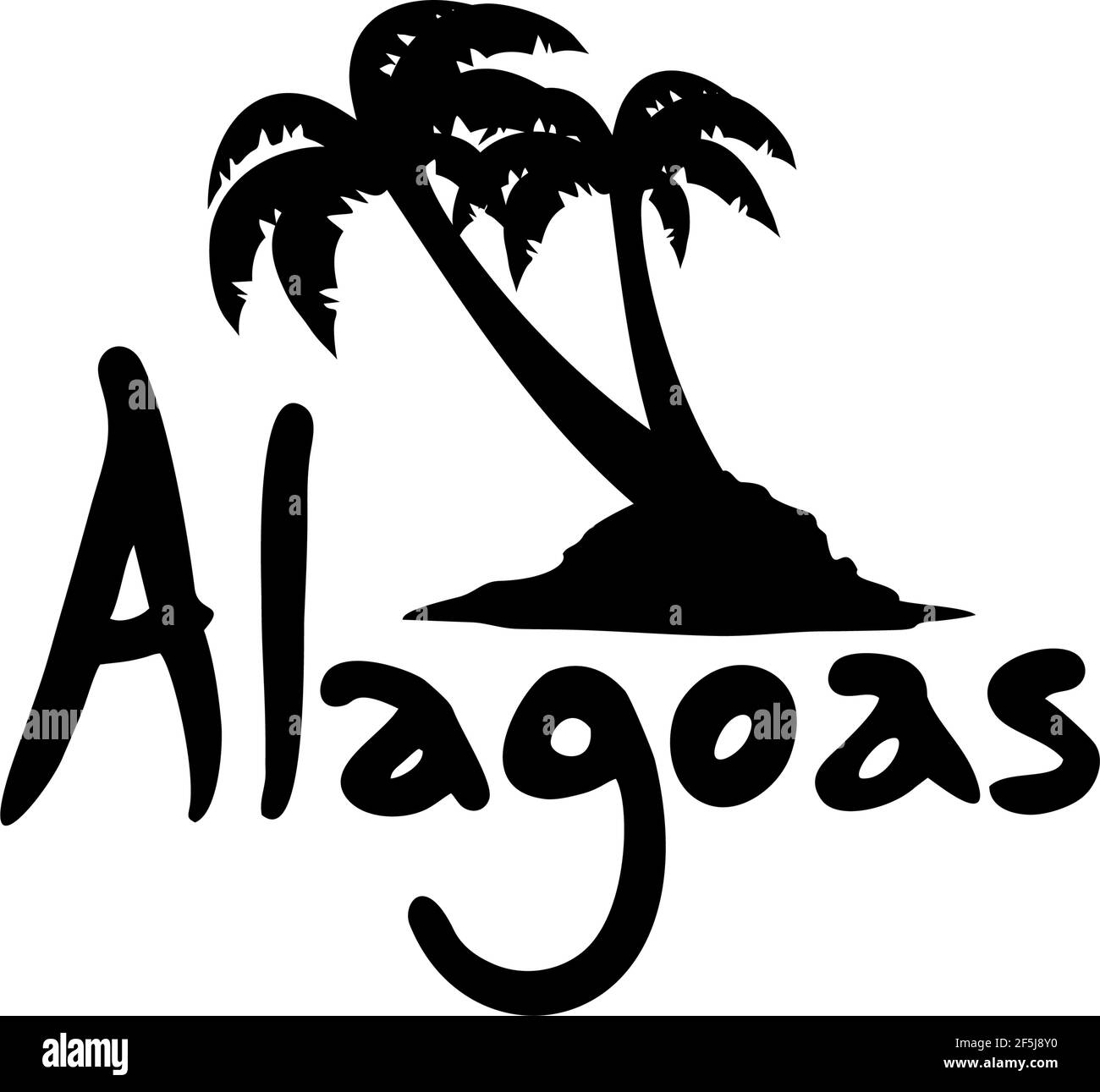 Alagoas Palme Stock Vektor