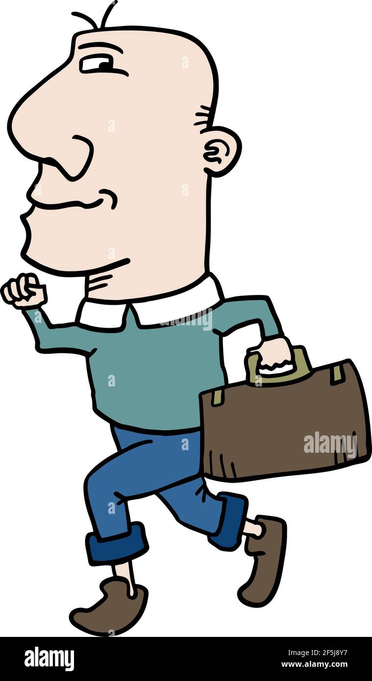 Gehe zu arbeiten Stock Vektor