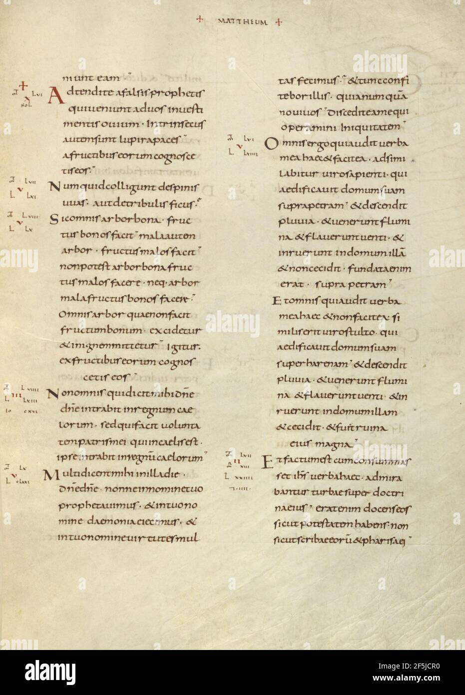 Textseite. Unbekannt Stockfoto