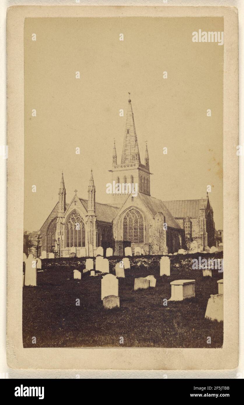 Kirche in Great Yarmouth, England. John Greaves Nall (Großbritannien, aktiv, Great Yarmouth, England 1860s) Stockfoto