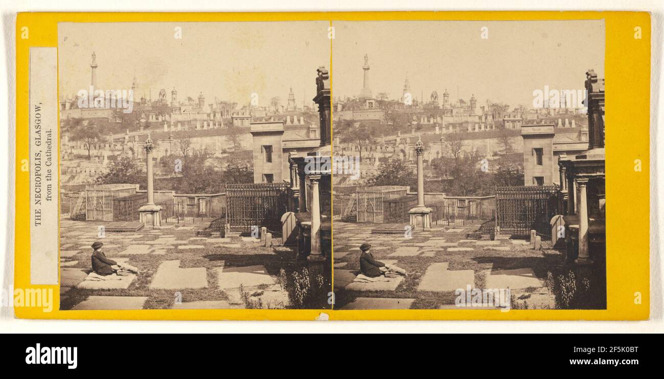 Die Nekropole.. George Washington Wilson (Scottish, 1823 - 1893) Stockfoto