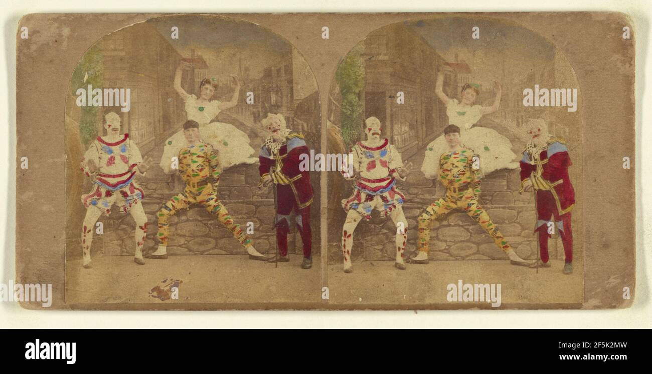 Hier Sind Wir Wieder Zurückzuführen auf London Stereoscopic Company (aktiv 1854 - 1890) Stockfoto
