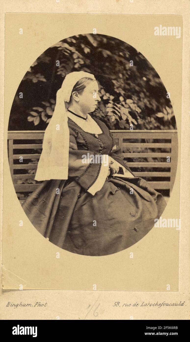 Queen Victoria. Robert Jefferson Bingham (Großbritannien, 1824 - 1870) Stockfoto
