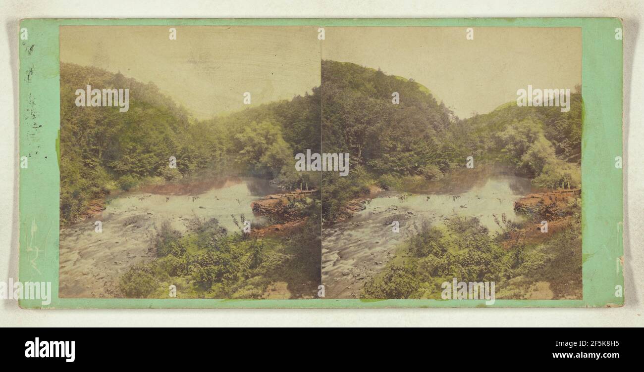 Wissahickon Dam, Penna... James Cremer (Großbritannien, 1821 - 1893) Stockfoto