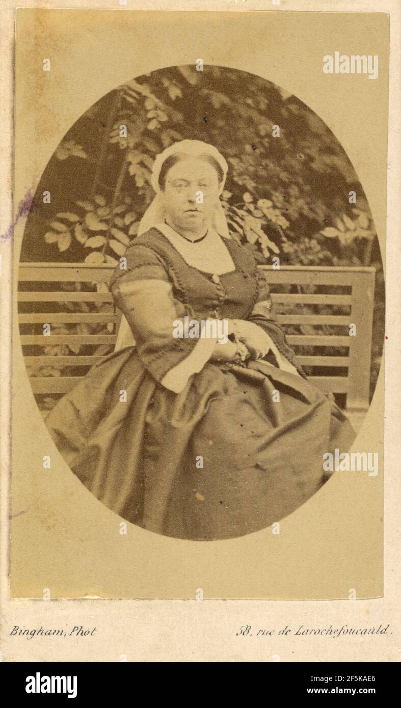 Queen Victoria. Robert Jefferson Bingham (Großbritannien, 1824 - 1870) Stockfoto
