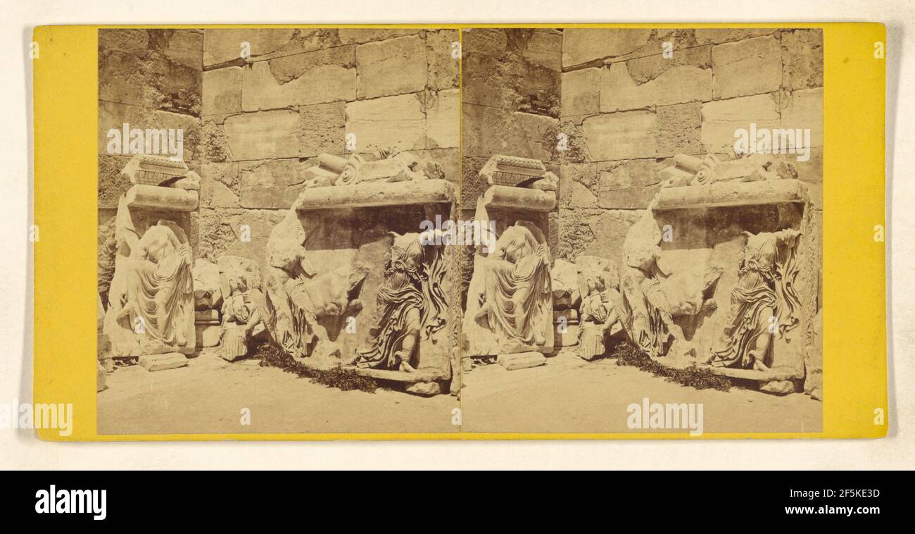 Athen. - Skulptur des wingless Sieges.. Frank Mason Good (Englisch, 1839 - 1928) Stockfoto