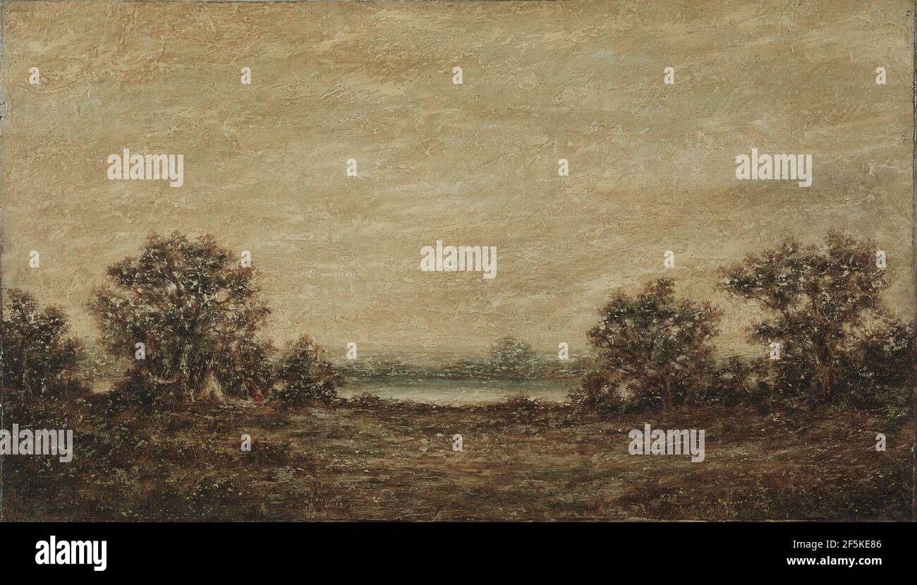 Ralph A. Blakelock (amerikanisch, 1847-1919) - Yellow Light Stockfoto