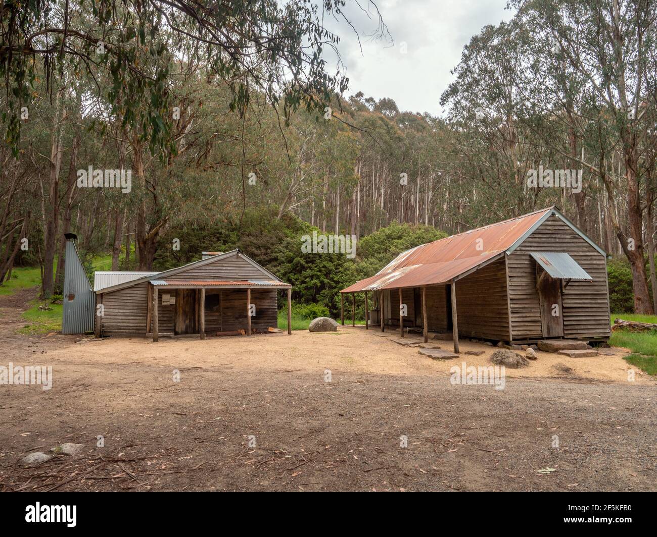 Razor Back Hut, Mount Stirling, Victoria, Australien Stockfoto