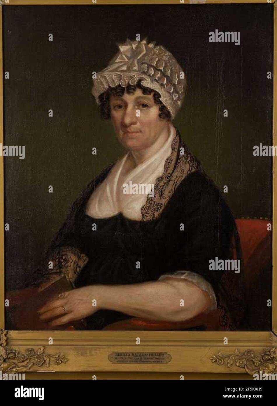 Rebecca Mendes Machado Phillips 1746-1831. Stockfoto