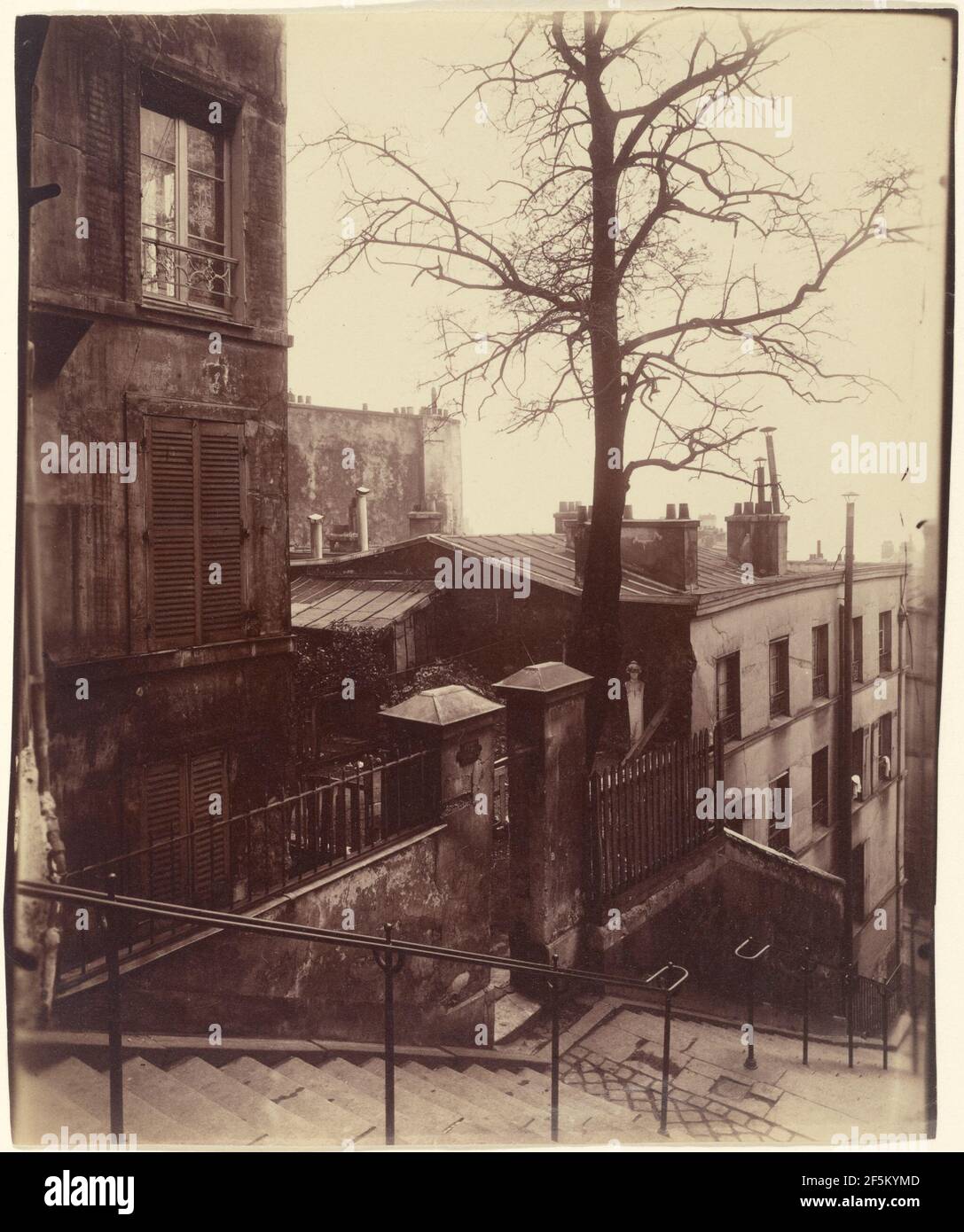 Treppe, Montmartre. Eugène Atget (Französisch, 1857 - 1927) Stockfoto
