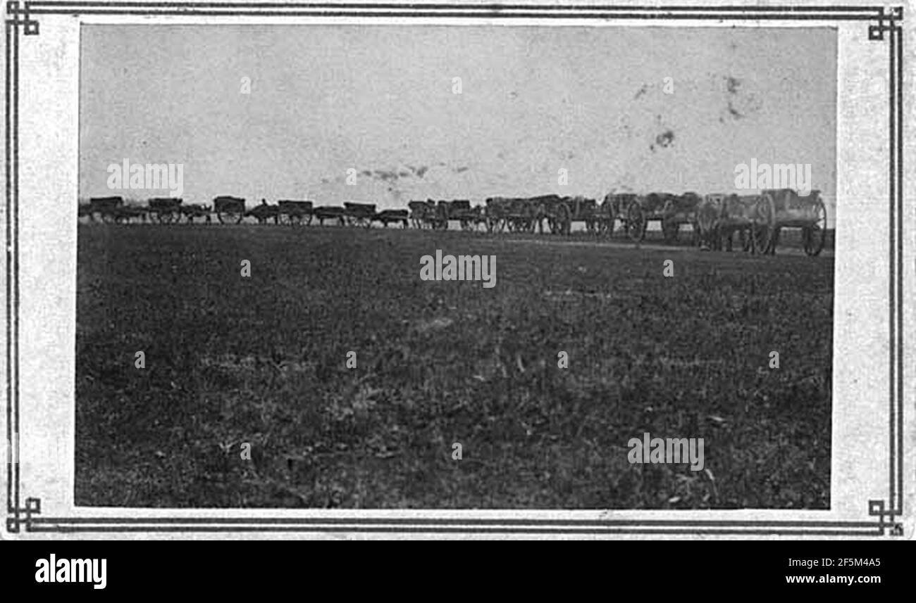 Red River Kart Zug. Stockfoto