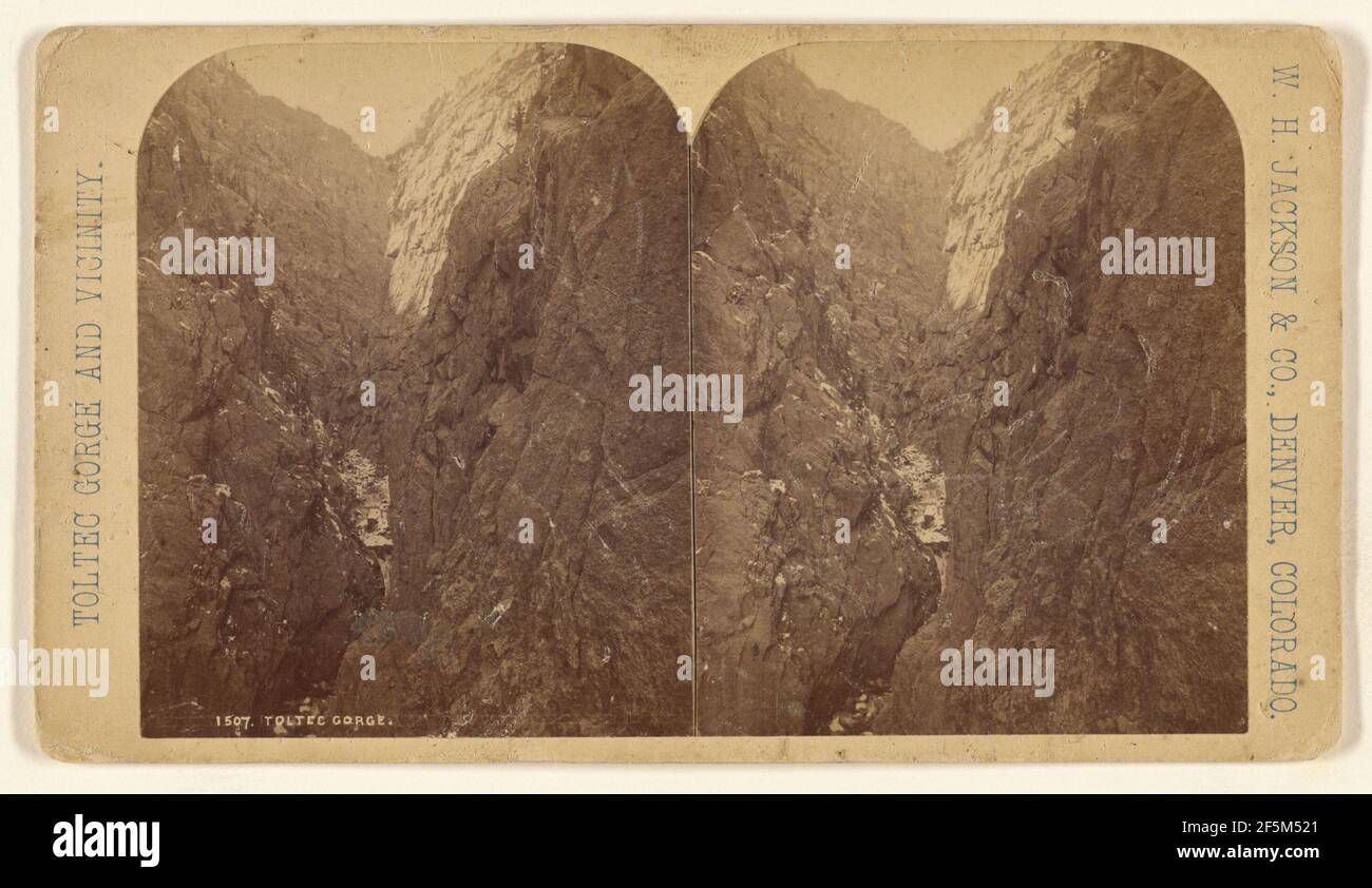 Toltec Gorge... William Henry Jackson & Co Stockfoto