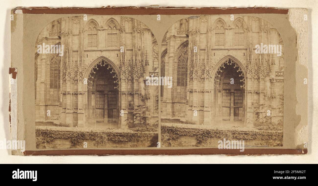 Kirche St. Ouen, Rouen. (Südterrasse). Robert Howlett (Großbritannien, 1831 - 1858) Stockfoto