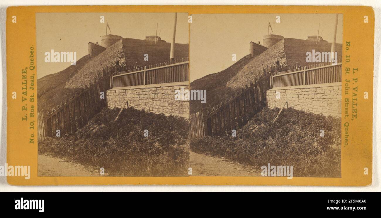 Die Zitadelle... L. P. Vallée (Kanada, 1837 - 1905) Stockfoto