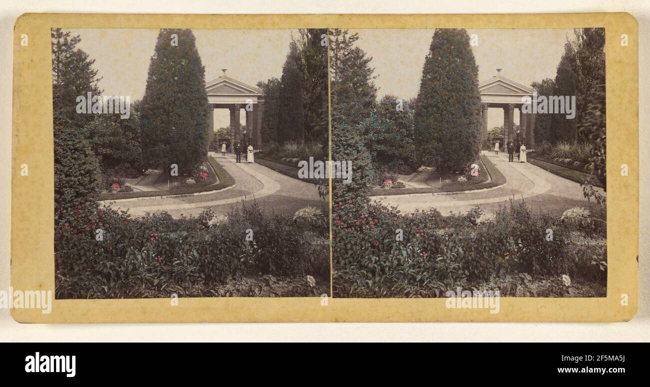 Shaw's Garden. Haupteingang, Innenansicht. St. Louis, Missouri. Boehl & Koenig Stockfoto