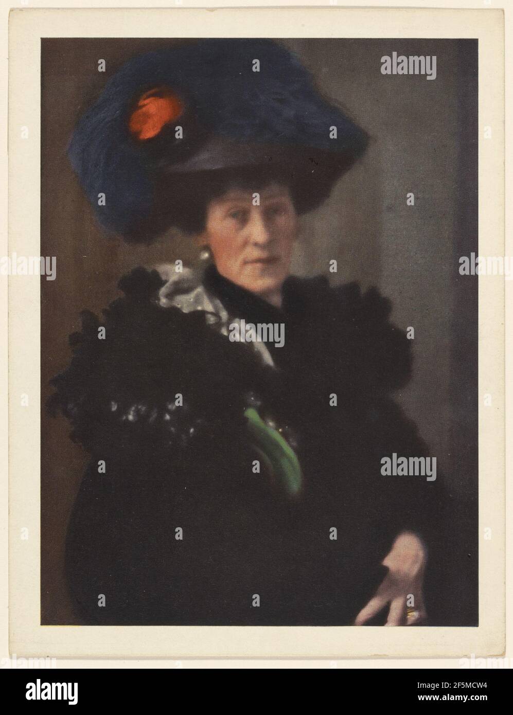 Porträt - Lady H.. Edward Steichen (Amerikaner, geboren Luxemburg, 1879 - 1973) Stockfoto