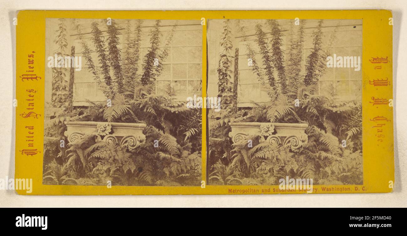 Botanischer Garten der USA. Washington, D.C. William M. Chase (Amerikaner, 1817 - 1901) Stockfoto