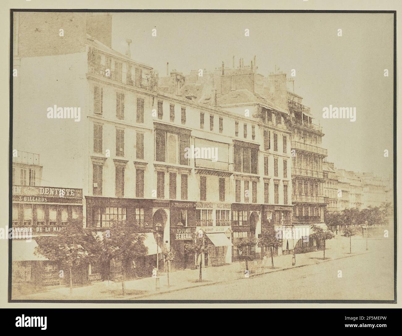 Rue Royale, Paris. Hippolyte Bayard (Französisch, 1801 - 1887) Stockfoto