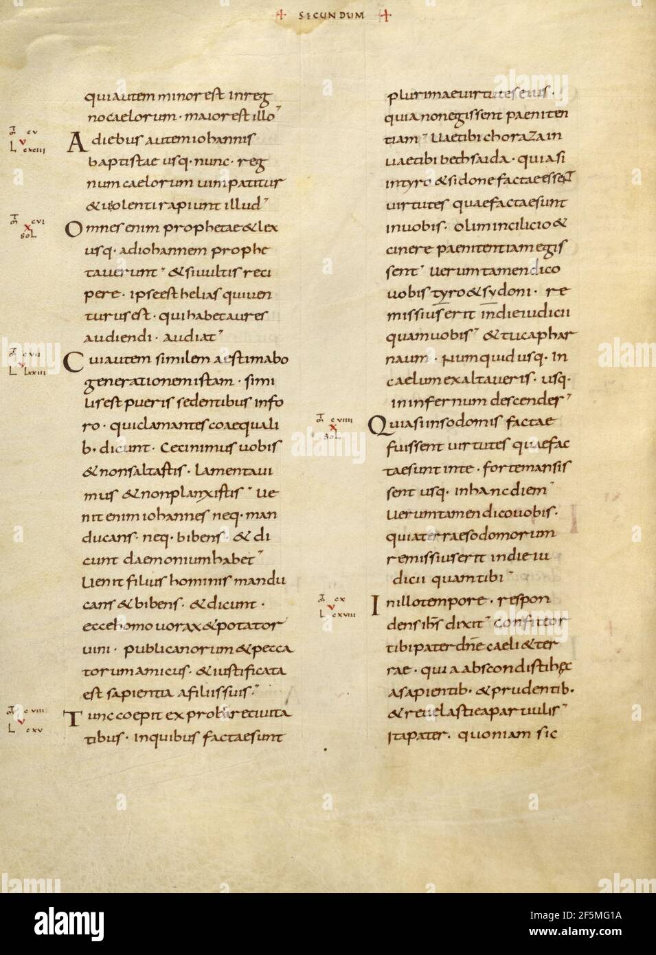 Textseite. Unbekannt Stockfoto