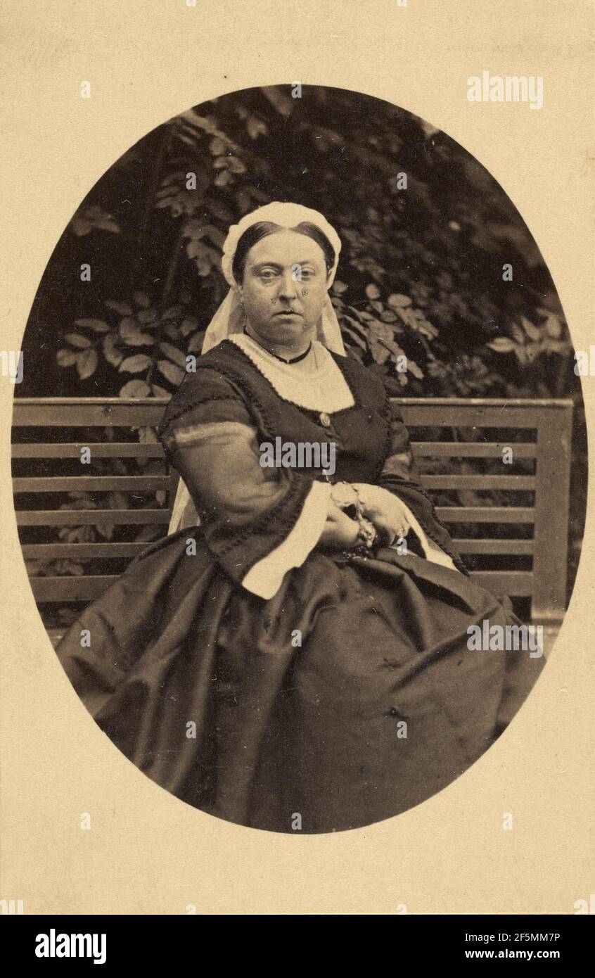 Queen Victoria. Robert Jefferson Bingham (Großbritannien, 1824 - 1870) Stockfoto