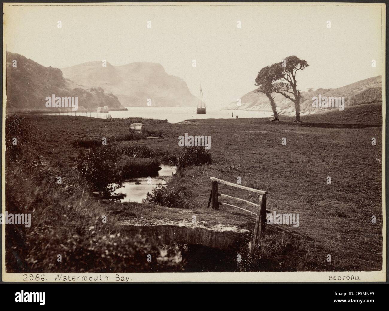 Watermouth Bay. Francis Bedford (Englisch, 1815/1816 - 1894) Stockfoto