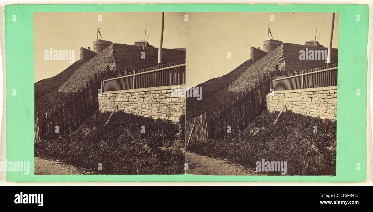Die Zitadelle... L. P. Vallée (Kanada, 1837 - 1905) Stockfoto