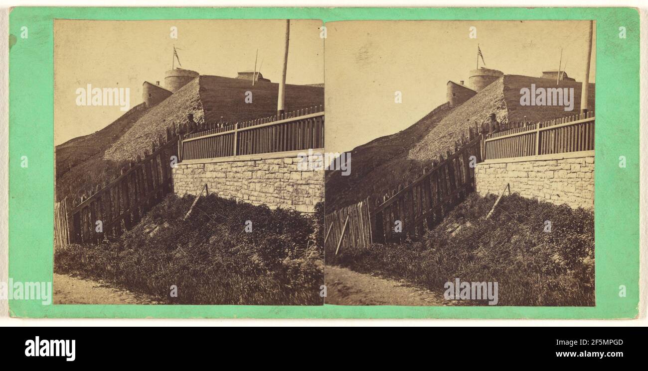 Die Zitadelle... L. P. Vallée (Kanada, 1837 - 1905) Stockfoto