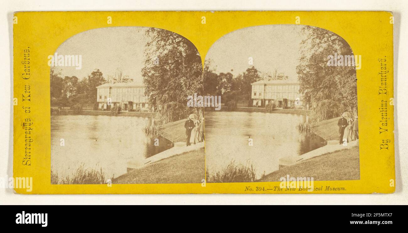 Das Neue Botanische Museum. Kew Gardens. Valentine Blanchard (Großbritannien, 1831 - 1901) Stockfoto