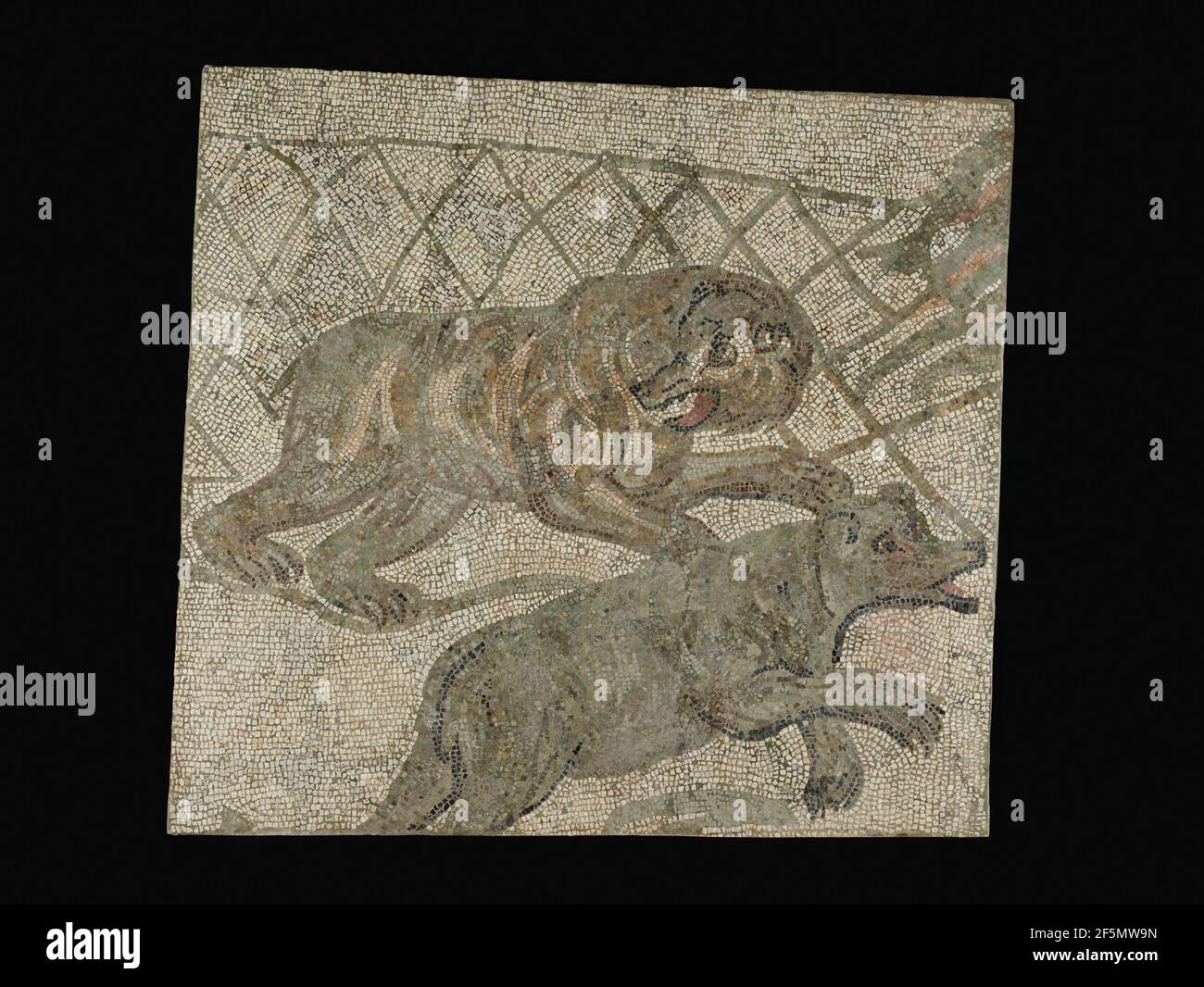Bodenplatte Mit Mosaikmuster. Unbekannt Stockfoto Bodenplatte Mit Mosaikmuster. Unbekannt Stockfoto